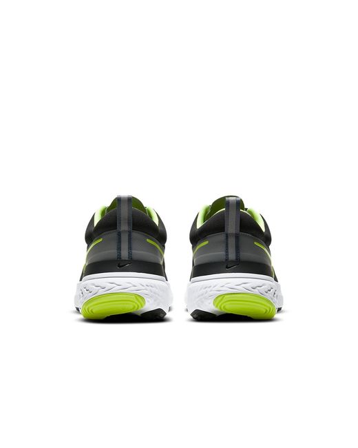 Nike Black React Miler 2 Running Shoes for men