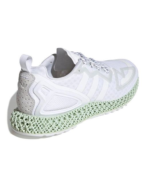 Adidas White Zx 2K 4D 'Triple' for men