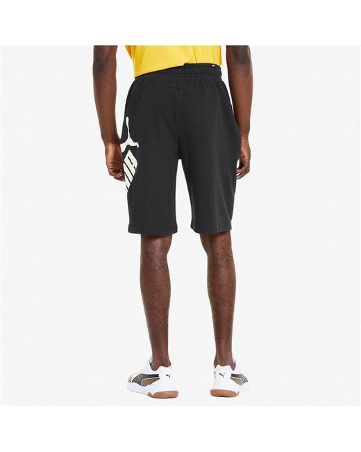 PUMA Black Sport Style Sweat Shorts for men