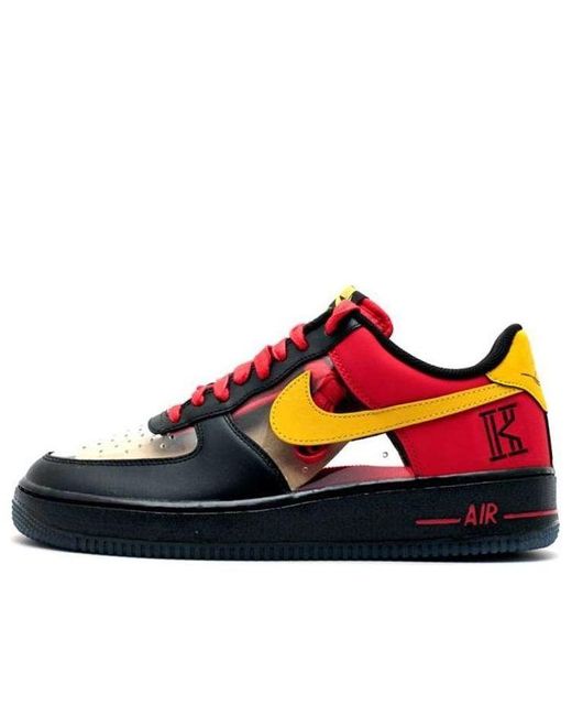 Nike Red Air Force 1 Cmft Signature Qs 'Kyrie Irving' for men