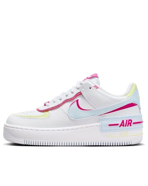 Nike White (Wmns) Air Force 1 Shadow