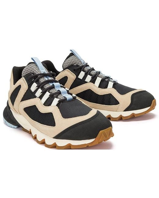 Timberland Black Solar Wave Leather Sneakers for men