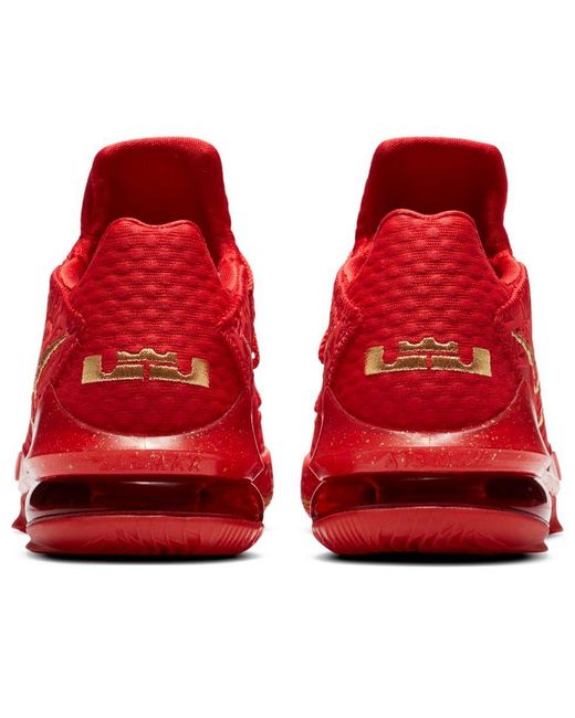 Nike Red Titan X Lebron 17 Low 'Agimat' for men