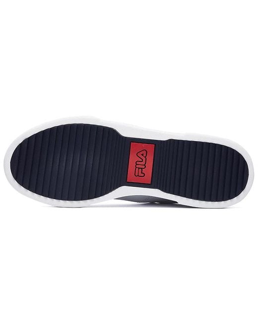 Fila White Platform Sneakers for men