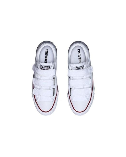 Converse White (Wmns) Chuck Taylor All Star 3V Low Top/Insignia/Garnet