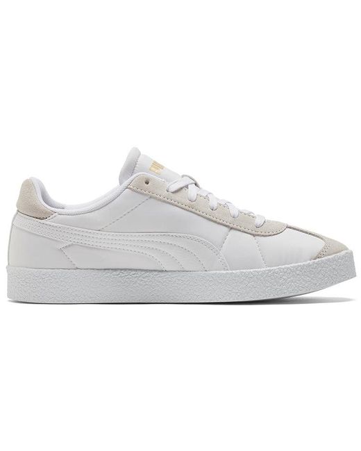 PUMA White Club Nylon Casual Skateboarding Shoes for men