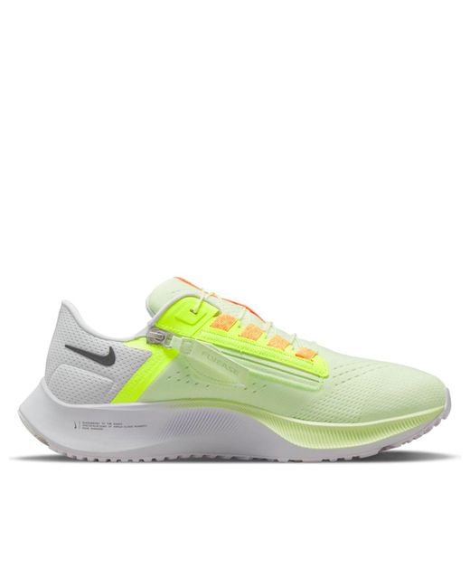 Nike Yellow Air Zoom Pegasus 38 Flyease 'Barely Volt' for men
