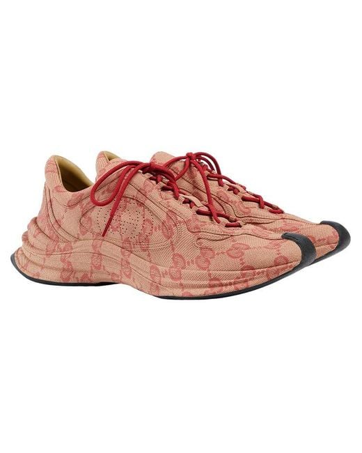 Gucci Pink Run Sneaker Hibiscus Monogram' for men