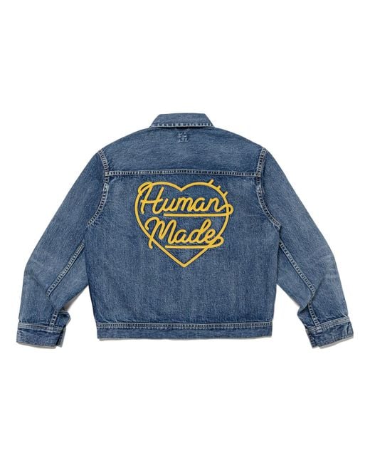Human Made Denim Work Jacket in Blue for Men | Lyst UK