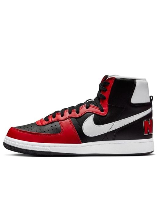 Nike Red Terminator High Shoes for men