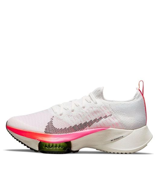 Nike White (Wmns) Air Zoom Tempo Next% Flyknit 'Rawdacious'
