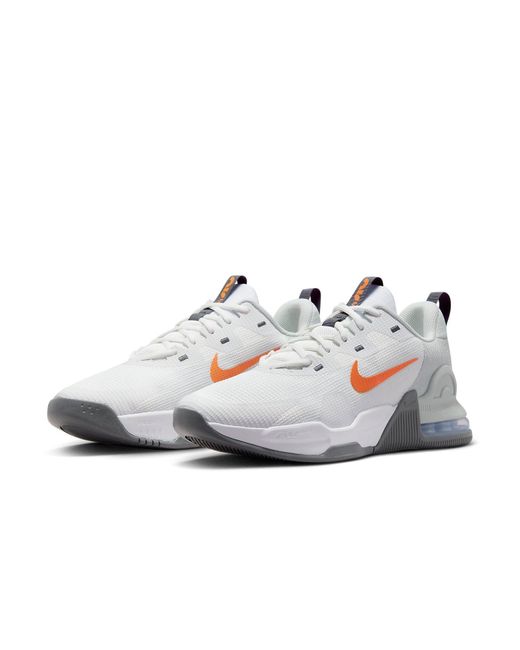 Nike Blue Air Max Alpha Trainer 5 Bright Mandarin' for men