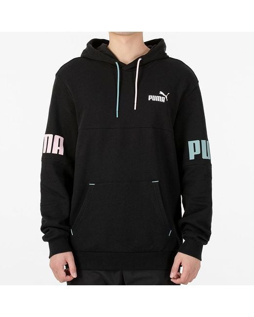 PUMA Blue Power Logo Printing Sports for men