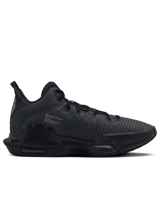 Nike Black Lebron Witness 7 Ep Anthracite' for men