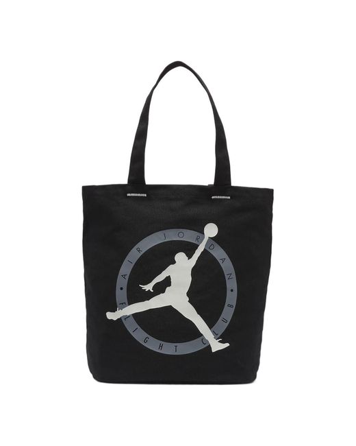 Nike Black Graphic Tote Bag for men
