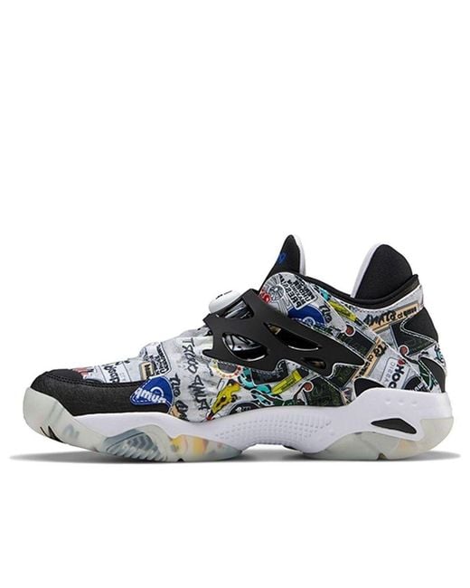 Reebok Blue Pump Court 'Sticker City for men