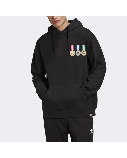 Adidas Blue Originals Run Dmc Contrasting Colors Printing Casual Sports for men