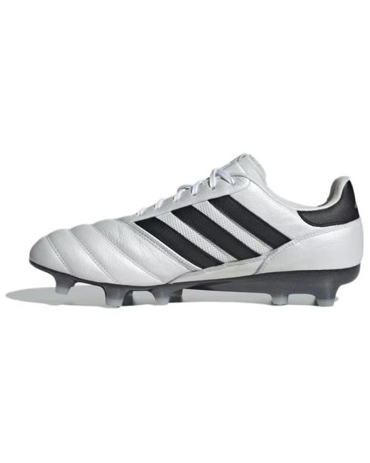 Adidas White Copa Icon Firm Ground Cleats for men