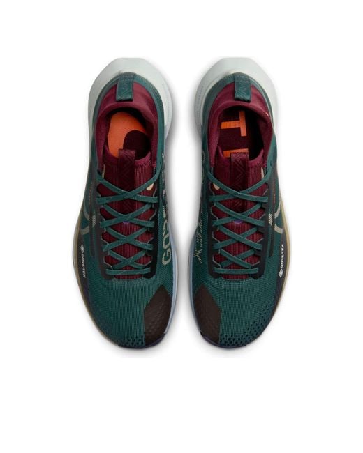 Nike Blue React Pegasus Trail 4 Gore-Tex 'Deep Jungle Night' for men