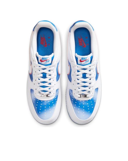 Nike Blue Air Force 1 Low 'New Jersey Nets Hardwood Classics' for men