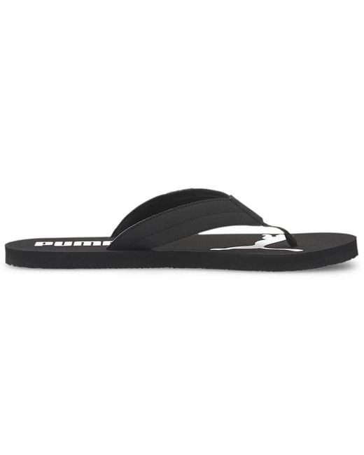 PUMA Black Cosy Flip Sandals for men
