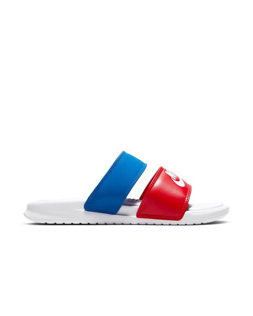 Nike Blue Benassi Duo Ultra Slide 'university Red Game Royal'