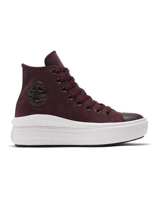 Converse Brown (Wmns) Chuck Taylor All Star High Move 'Diamond Metal