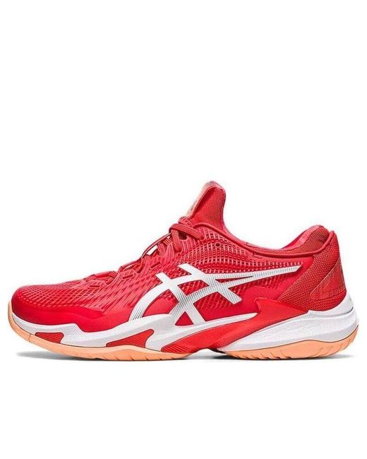 Asics Red Court Flytefoam 3 Novak Shoes for men