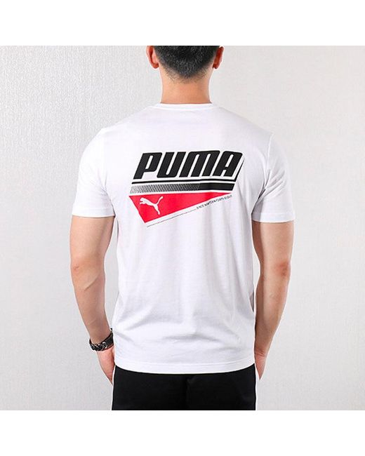 PUMA White Pocket T-Shirt for men