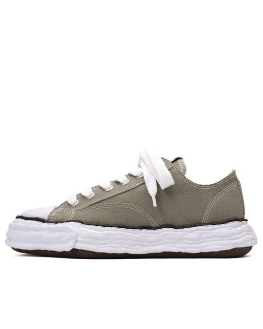 Maison Mihara Yasuhiro Green Peterson 23 Og Sole Canvas Low for men