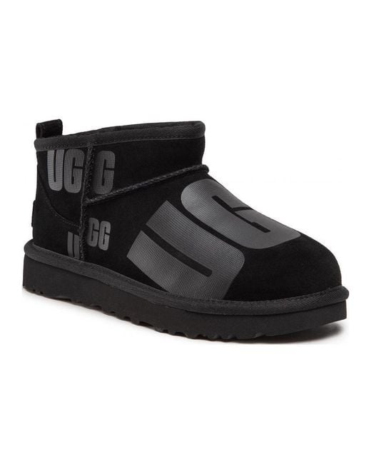 Ugg Black (Wmns) Classic Mini Scatter Graphic