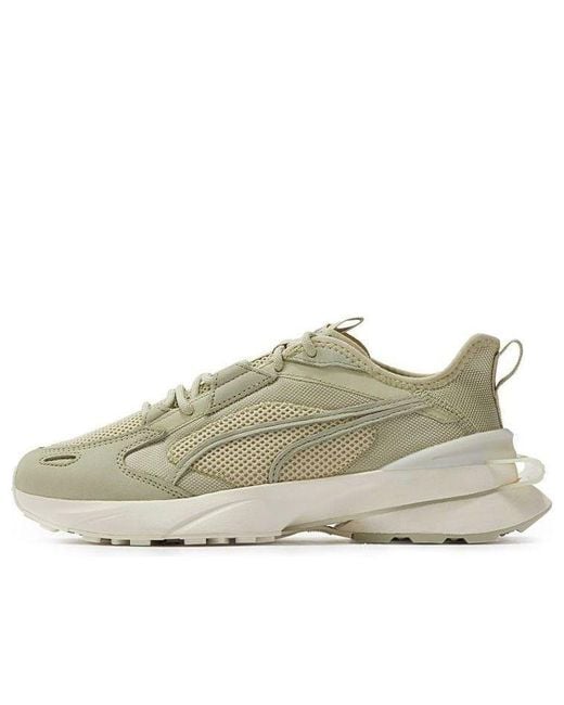 PUMA Green Pwrframe Op-1 Lth Athleisure Casual Sports Shoe for men