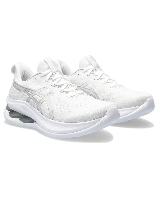 Asics White Gel-kinsei Max Running Shoes