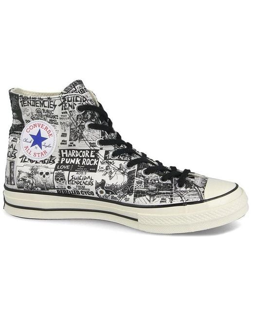 Converse Black Suicidal Tendencies X Chuck 70 Hi for men