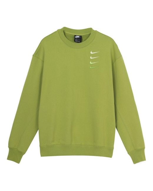 Nike Green Swoosh Sportswear French Terry for men