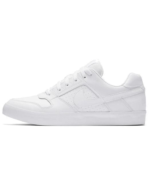 Nike White Delta Force Vulc Sb 'Triple' for men
