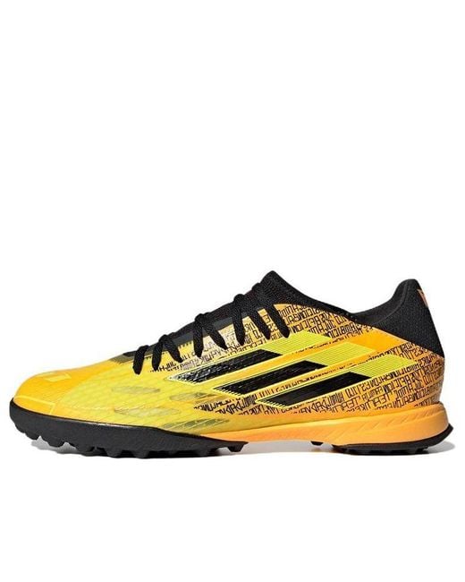 Adidas Yellow X Speedflow Messi.3 Tf for men