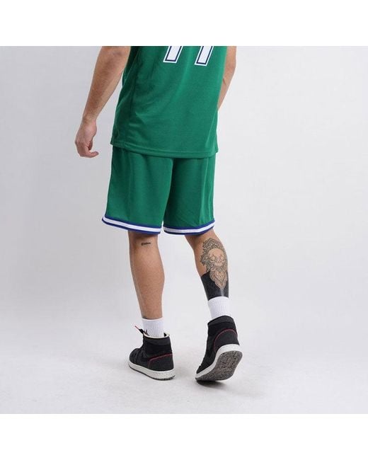 Nike Green Dal Dallas Mavericks Hwc Edition Swingman Shorts for men