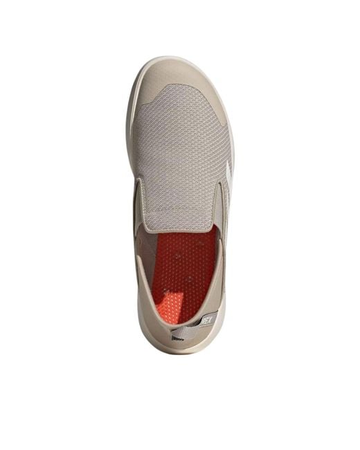 Adidas White Terrex Boat Slip-On Climacool Shoes 'Chalk Semi Impact' for men