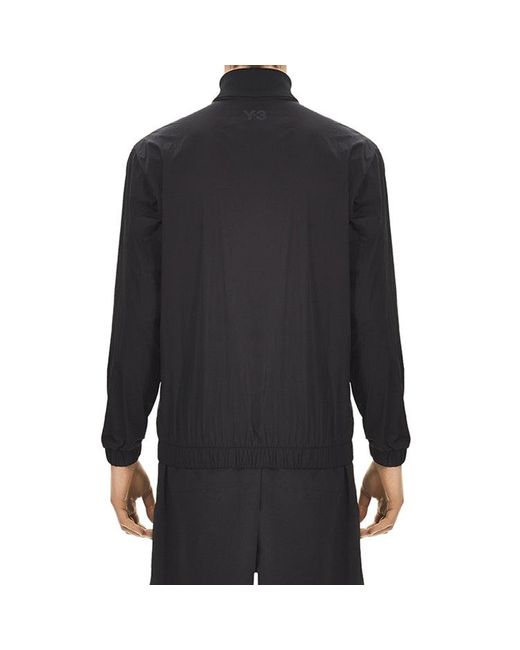 Adidas Blue Y-3 Trvl Stretch Jacket Stand Collar Casual Zipper Long Sleeves for men