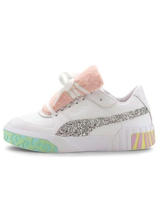 PUMA White (Wmns) Cali Fur X Sophia Webster