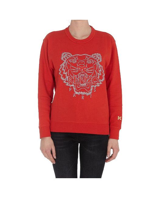 KENZO Red (Wmns) Ss21 Capsules Series Round-Neck Swea