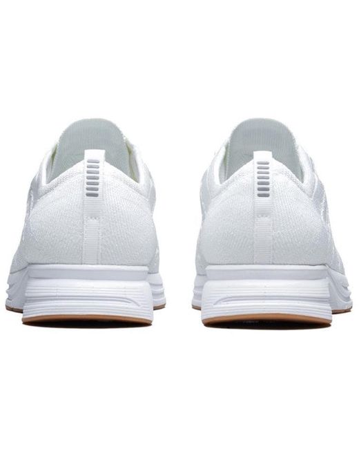 Nike White Flyknit Trainer Gum' for men