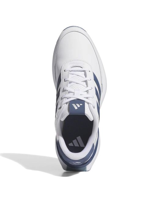 Adidas Blue S2G 24 Leather Spikeless Golf Shoes for men