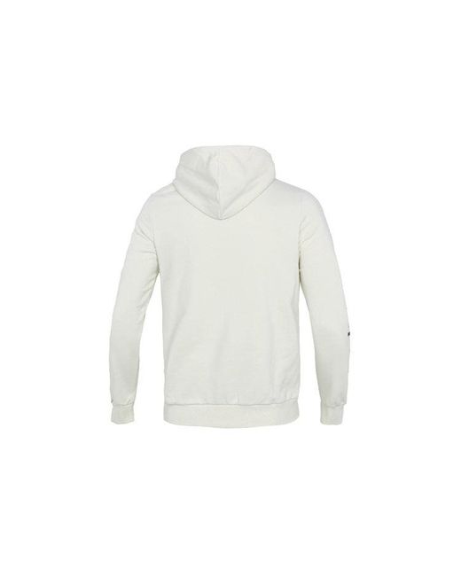 PUMA White Sports Running Casual Loose Hooded Pullover Long Sleeves for men