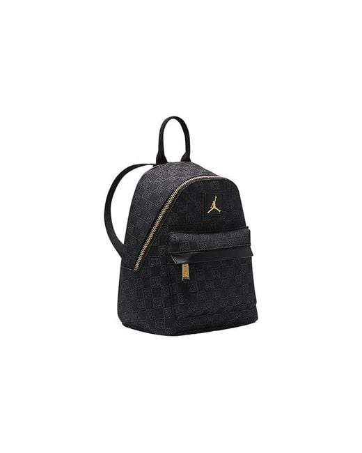 Nike Black Air Jordan Monogram Mini Backpack