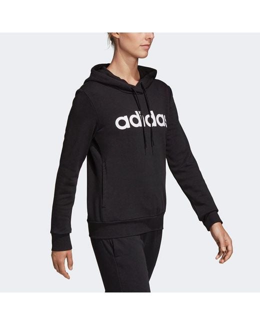 Adidas Blue (Wmns) Linear Hoodie