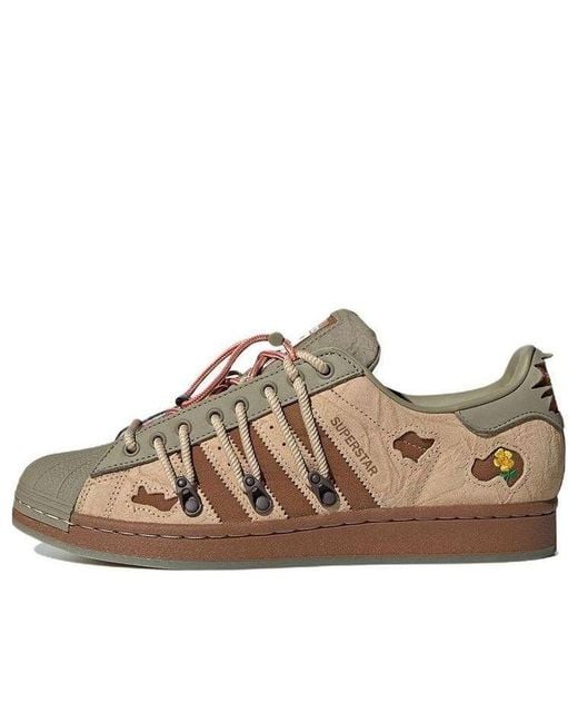 adidas Originals Superstar X Melting Sadness in Brown for Men | Lyst