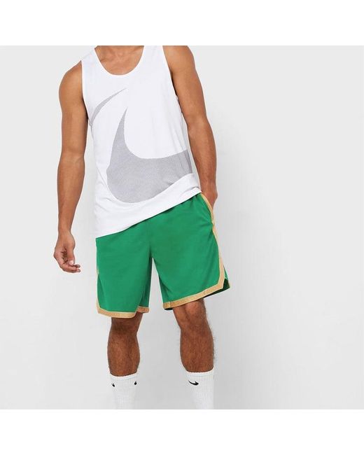 Nike Green Nba Sw 19-20 Boston Celtics City Edition Swingman Shorts for men