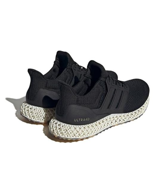 Adidas Black Ultra 4D Running Shoes 'Core' for men
